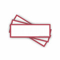 Leitner Vocabulary Cards Retro Dotted red