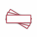 Leitner Vocabulary Cards Retro Dotted red