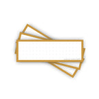 Leitner Vocabulary Cards Retro Dotted yellow