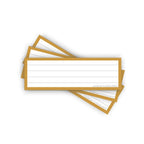 Leitner Vocabulary Cards Retro Lined yellow