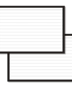 Black Leitner Flashcards A6