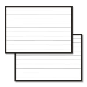 Black Leitner Flashcards A7