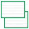 Green A7 Leitner Flashcards