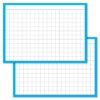 Checkered Blue Leitner Flashcards A7