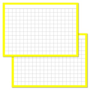 Checkered Yellow Leitner Flashcards A7