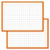 Checkered Orange Leitner Flashcards A7