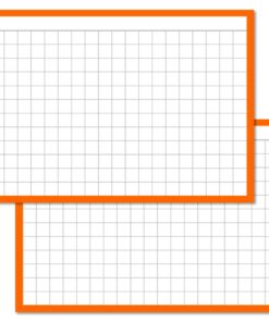 Checkered Orange Leitner Flashcards A7