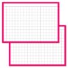 Checkered Pink Leitner Flashcards A7