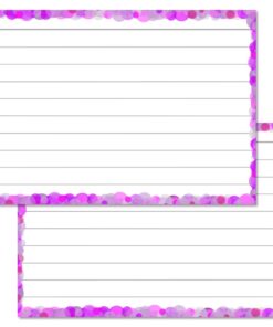Lilac Confetti Leitner Flashcards A7