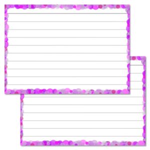 Lilac Confetti Leitner Flashcards A7