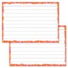 Orange Confetti Leitner Flashcards A7
