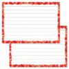 Red Confetti Leitner Flashcards A7