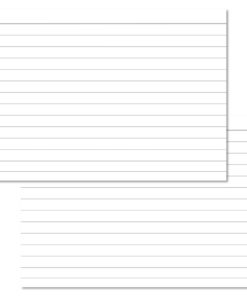 White Leitner Flashcards A6