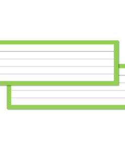 Light Green Leitner Flashcards Halves