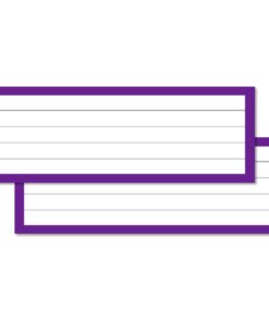 Purple Leitner Flashcards Halves